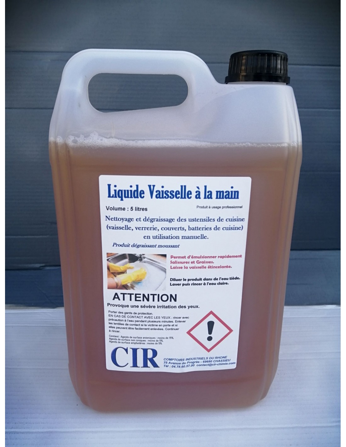 Liquide vaisselle pour lavage manuel - Charam PN