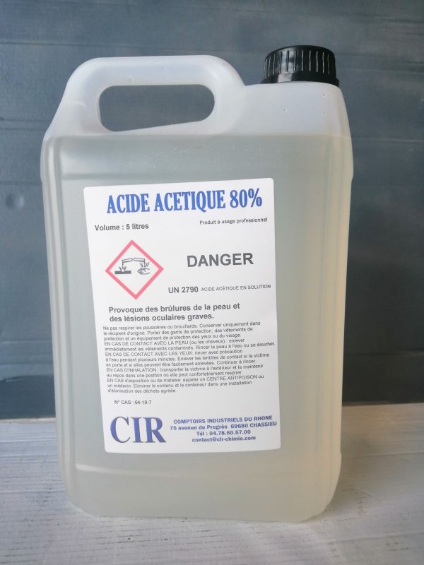 Acide acétique 80%