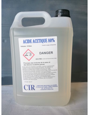 Acide acétique 80%