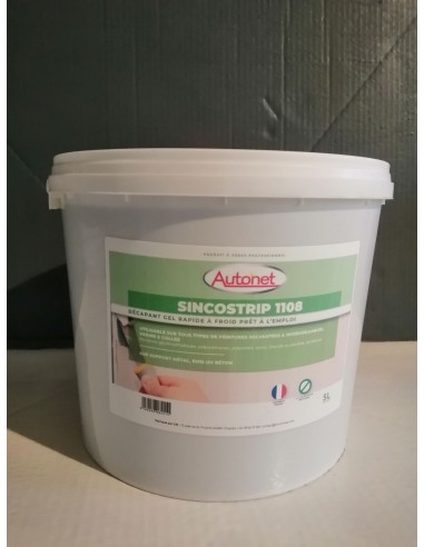 Décapant professionnel en gel rapide à froid - Sincostrip 11/08 gel