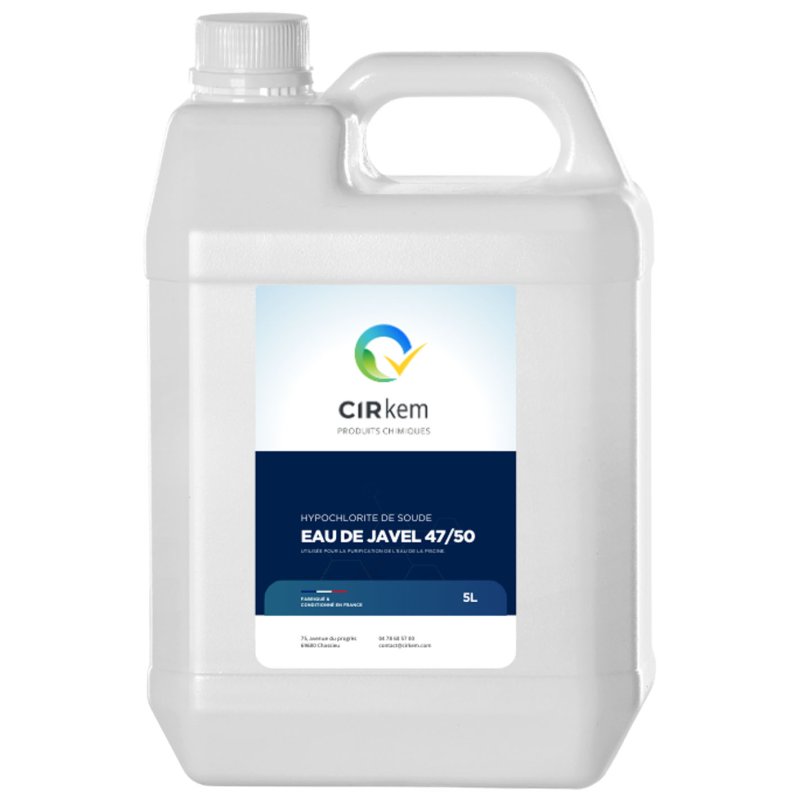 Eau de Javel - Hypochlorite de soude 47/50°