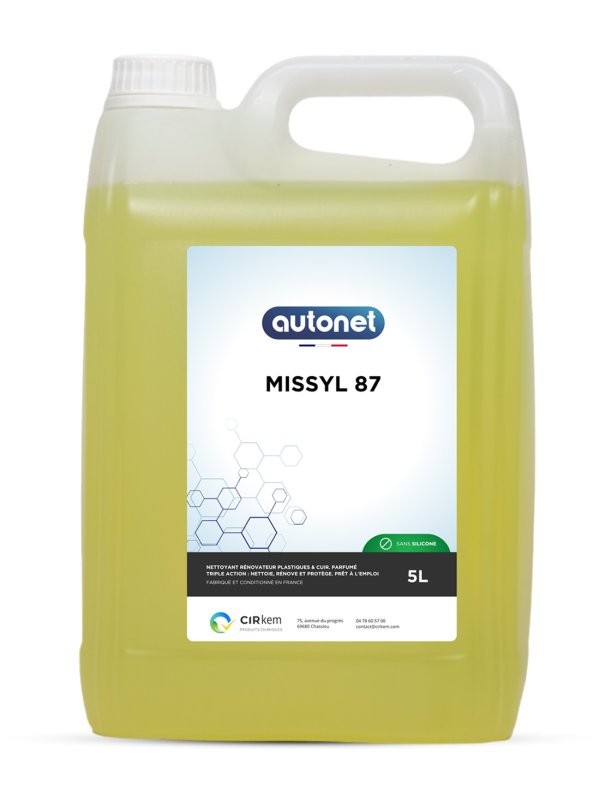 MISSYL 87 nettoyant plastiques et cuirs sans silicone