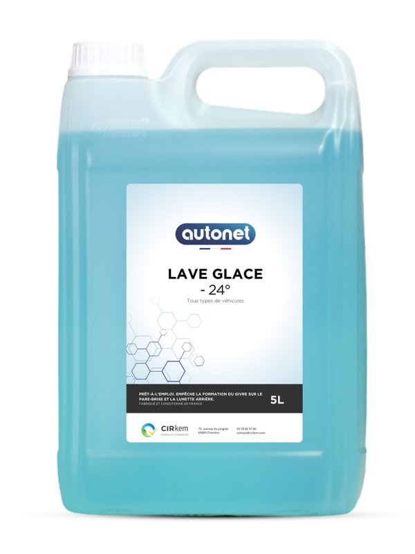 lave-glace hiver -24°C prêt à l'emploi antigel voiture
