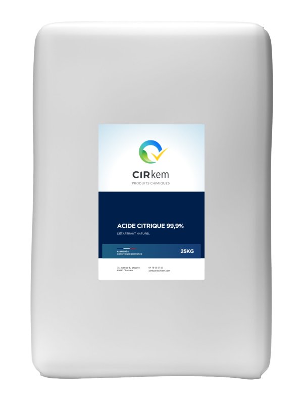 Acide citrique en poudre haute pureté pour le détartrage 2